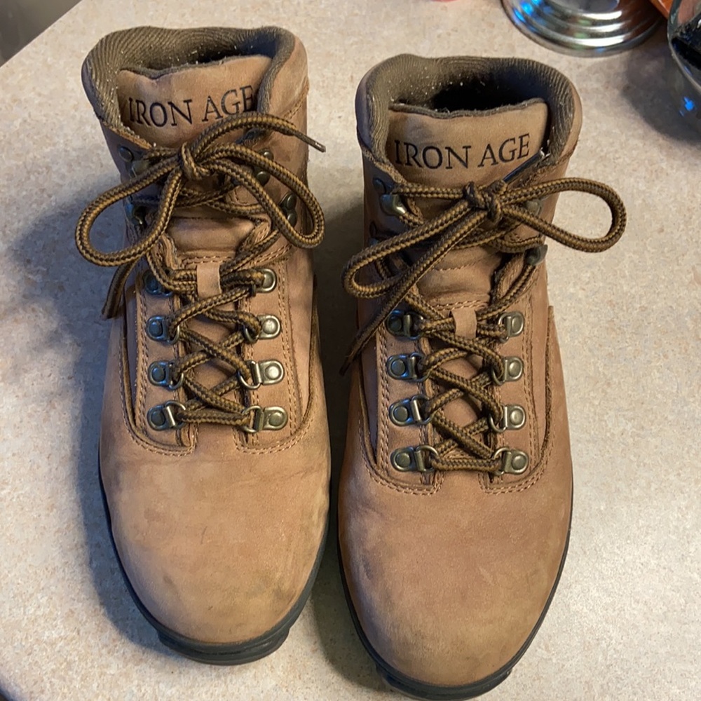 Iron Age steel toe boots